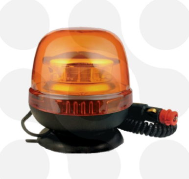 LED Rundumleuchte 12/24V mit Magnetbef. Gelb LED Rundumleuchte 12/24V mit Magnetbef. Gelb