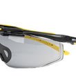Sicherheitssonnenbrille mit verlängertem Augenschutz, flexiblen TPR-Bügeln, verstellbarem Rahmen und fünfstufiger Bügelneigung