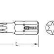 Torx-Bit Edelstahl mit Außensechskant (DIN 3126 / ISO 1173 – C 6,3)