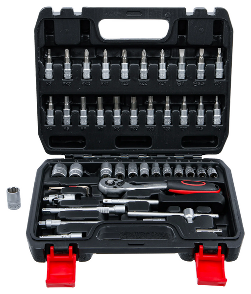 Steckschlüssel-Satz | Antrieb 6,3 mm (1/4") | 46-tlg. HS CODE:820420