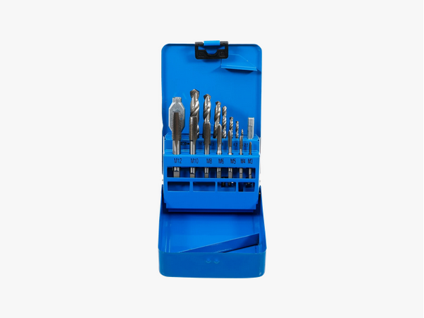 Gewindeschneid-/HSS-Bohrer-Satz | M3 - M12 / 2,5 - 10,2 mm HS CODE:820740