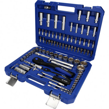 Steckschlüssel-Satz, 94-tlg, 1/4", 1/2" HS CODE:820600