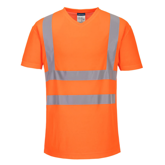 S179 - Hi-Vis Cotton Comfort T-Shirt mit Mesheinsatz kurzarm