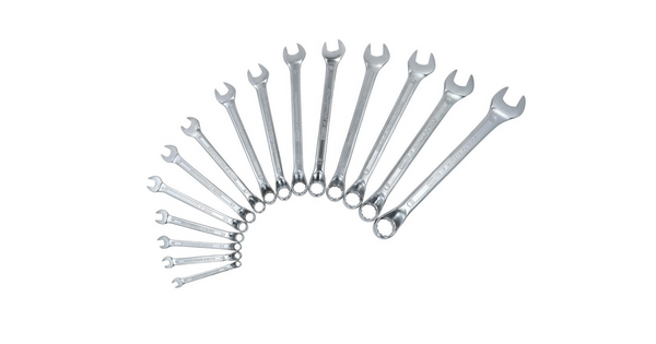 COMPETITION Ringmaulschlüssel-Satz, gekröpft, 15-tlg