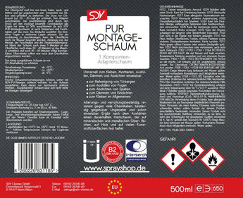 SDV PUR- Montageschaum