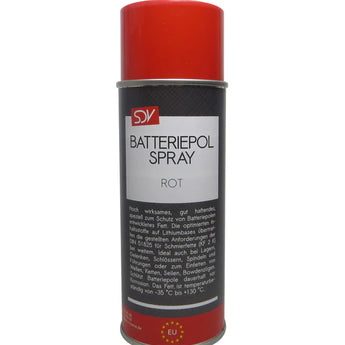 Batteriepolspray rot 400ml Batteriepol Schutz Fett Kontaktfett