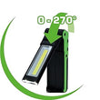 2-teiliges LED-Arbeitslampen-Set mit COB- und Spotlicht – dimmbar, wiederaufladbar, mit Powerbank-Funktion