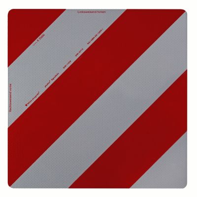 Parkwarntafel Form A, starr / 423 x 423 mm retroreflektierend RA 2 / B, weiß-rot