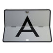 A-Warntafel horizontal klappbar / 400 x 300 mm retroreflektierend RA 1 / A, weiß-schwarz