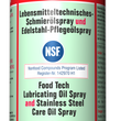 Lebensmitteltechnisches-Schmierölspray und Edelstahl-Pflegeölspray, NSF-registriert, H1, 400ml