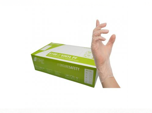 Vinyl Handschuhe transparent – Normstark
