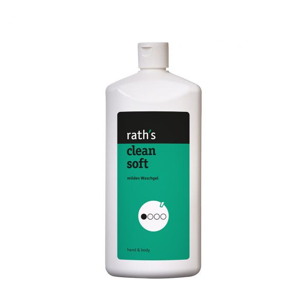 rath’s clean soft mildes Waschgel 1 Liter-Flasche