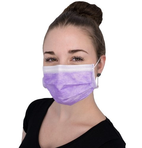 NITRAS SOFT PROTECT PLUS Medizinische Gesichtsmaske Lavendel
