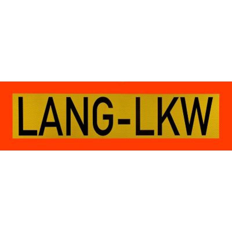 LKW-Schild „LANG-LKW“ / Deutschland / 770 x 230 mm, ECE 70 – Normstark