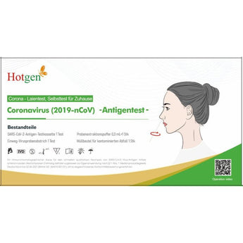 Schnelltests Covid-19-Hotgen-Antigen-Test mit Laien Zulassung Softbag CE