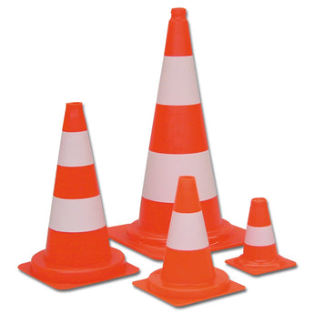 Leitkegel PVC Tagesleuchtend