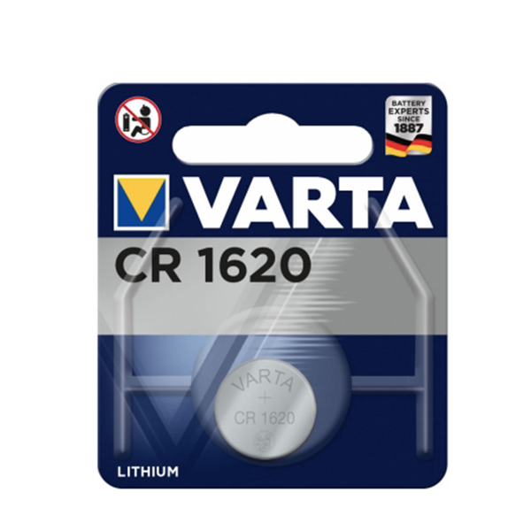 VARTA Lithium CR 1620 3V Knopfzellen Batterie 1er Blister
