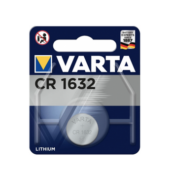 VARTA Lithium Knopfzelle CR 1632 3V Knopfzellen Batterie 1er Blister