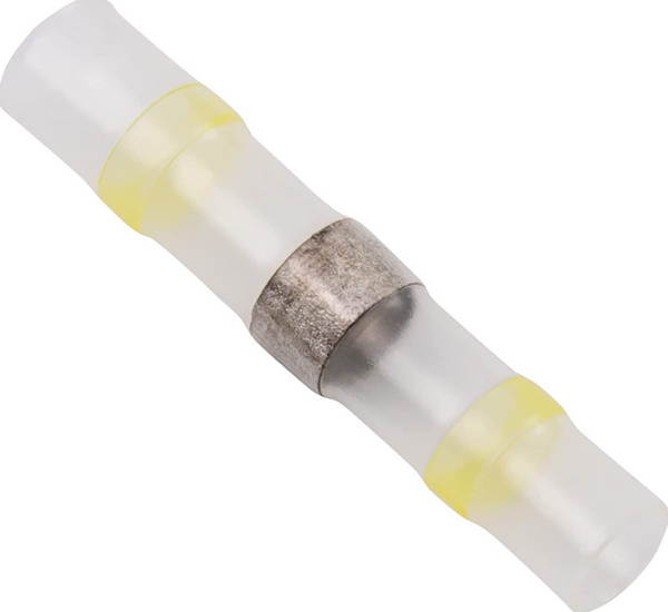 Wärmeschrumpfender Lötverbinder, gelb, 6,5-2,2mm