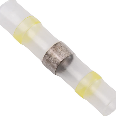 Wärmeschrumpfender Lötverbinder, gelb, 6,5-2,2mm