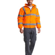 Warnschutzjacke, Pilotenjacke orange