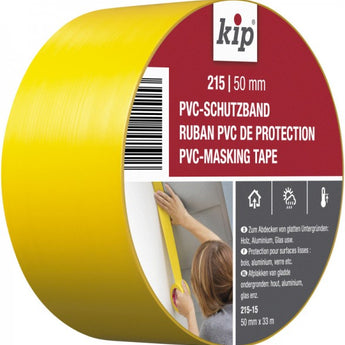 Klebeband PVC- Schutzband- glatt, gelb 50mm Breite 33m Länge