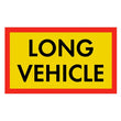 LKW-Schild „LONG VEHICLE“ / Großbritannien retroreflektierend RA 1 / A